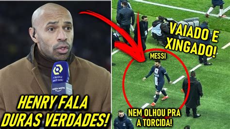 A REAÇÃO VIRAL de HENRY MESSI VAIADO e XINGADO pela TORCIDA