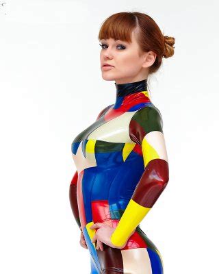 Alexandra Potter Latex Colour Explosion Porn Pictures XXX Photos