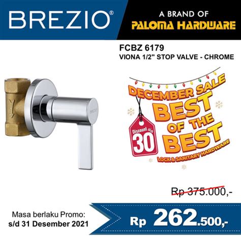 Jual BREZIO FCBZ 6179 Keran Stop Valve Kran Air Tanam Shower Mandi