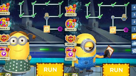 Minion Rush Mel And Girl Minions Run At Despicable Ops Missions