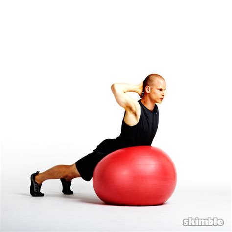 Back Extension on Ball - Exercise How-to - Workout Trainer by Skimble