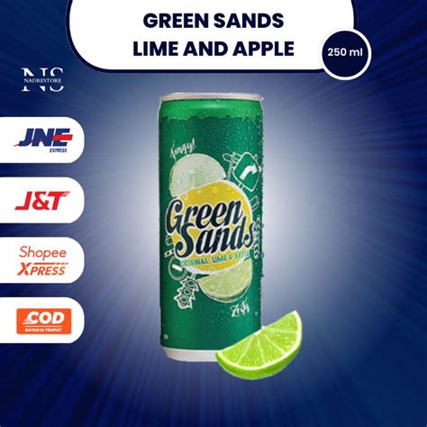 Jual GREEN SANDS RASA LIME APPLE 250 ML ORIGINAL Shopee Indonesia