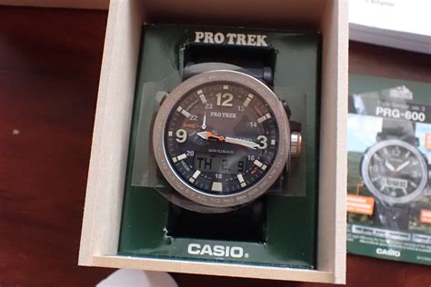 Fs Casio Pro Trek Tough Solar Triple Sensor Mm Analog Digital Watch