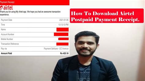 How To Download Airtel Postpaid Payment Receipt Using Airtel App