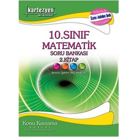 Kartezyen 10 Sınıf Matematik Soru Bankası 2 Kitap Limon Oyuncak