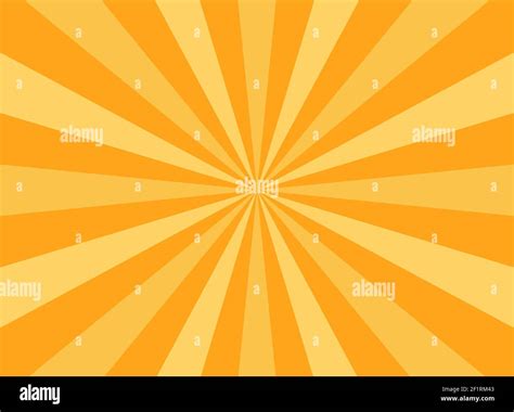 Sunlight Rays Horizontal Background Bright Yellow Color Burst