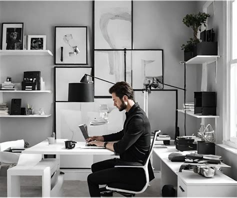 5 White And Black Home Office Ideas To Simplify Your Workspace