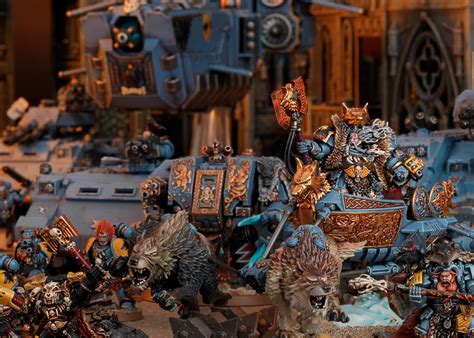 7th Edition 40k New Space Wolves Logan Grimnar And Champions Of