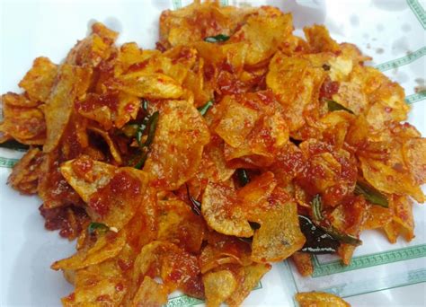 Resep Keripik Kentang Balado