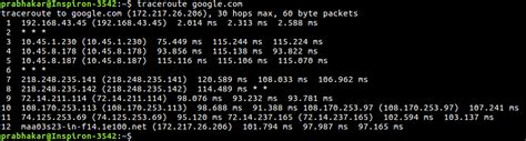 Traceroute Command In Linux With Examples Geeksforgeeks