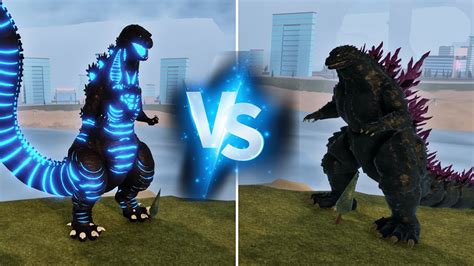 Shin Vs Millenium Godzilla Epic Battle Kaiju Universe Youtube