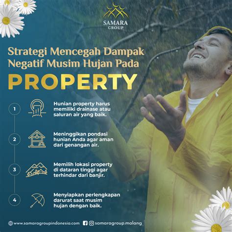 Strategi Mencegah Dampak Negatif Musim Hujan Pada Property