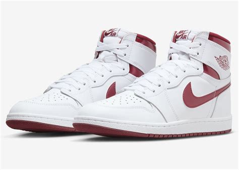 Air Jordan 1 High 85 Metallic Burgundy Details · Justfreshkicks