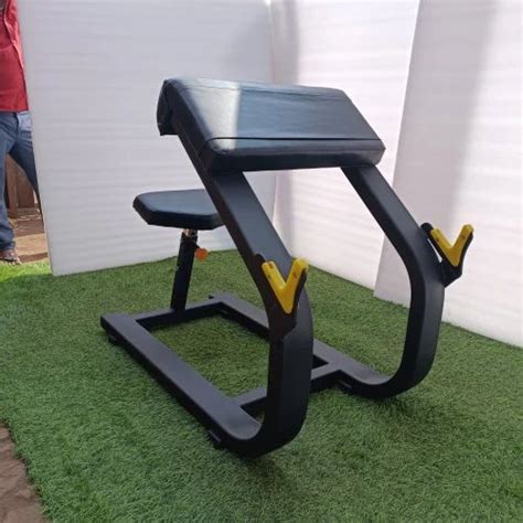 Matt Black Miled Steel Preacher Curl Bench For Gym At Rs In Raipur