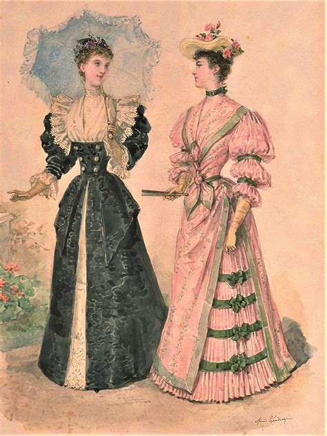 La Mode Illustree 1894 Historical Fashion Victorian Era Fashion