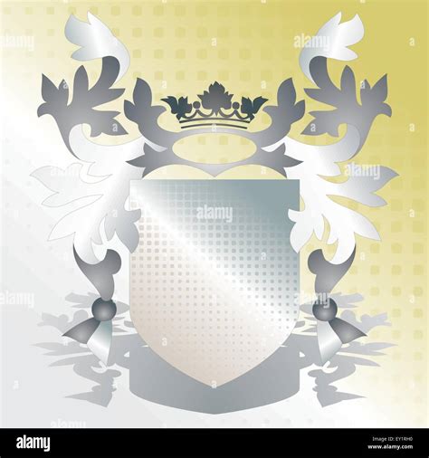 Vector Crest Element With Raster Stock Vector Image And Art Alamy