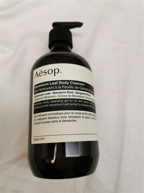 Aesop Geranium Leaf Body Cleanser 500ml Beauty Personal Care Bath