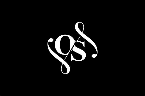 Os Monogram Logo Design V By Vectorseller Thehungryjpeg