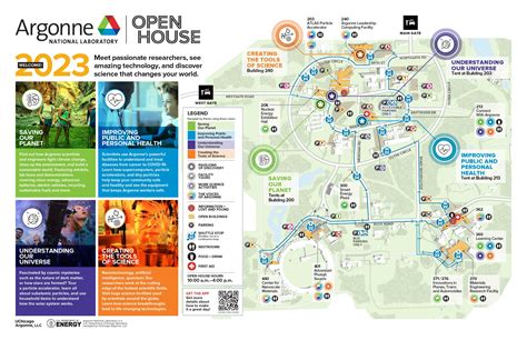 2023 Argonne Open House Visitor Guide Map | Argonne National Laboratory