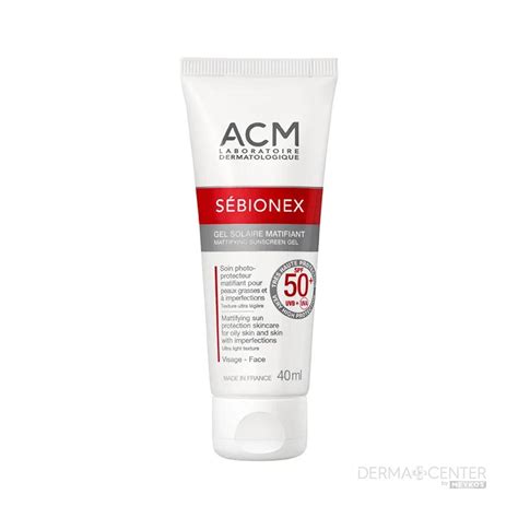 Acm Sebionex Protector Solar Matificante Spf50 40ml Gel Facial