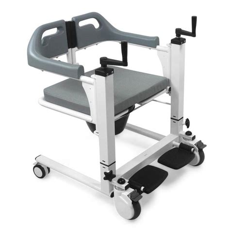 Manual Mild Steel KosmoCare Patient Lift Transfer Wheelchair For