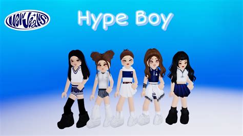 NewJeans Hype Boy Roblox Rh Dance Studio Outfits Codes YouTube