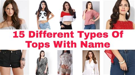 Top 15 Different Types Of Tops With Name For Girls And Womens Youtube