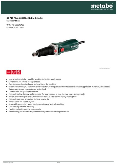 Metabo GE 710 PLUS