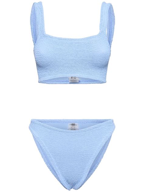 Hunza G Xandra Bikini Set Brown Editorialist