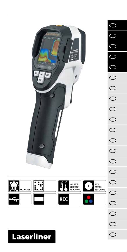 Laserliner Thermovisualizer Pocket Handleiding Nederlands Pagina S