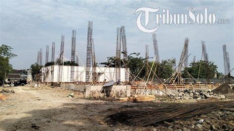 Progres Pembangunan Proyek Strategis Gedung Taman Budaya Sukoharjo