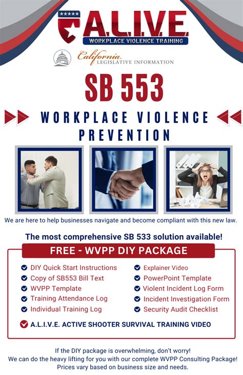 Workplace Violence Prevention Program Template