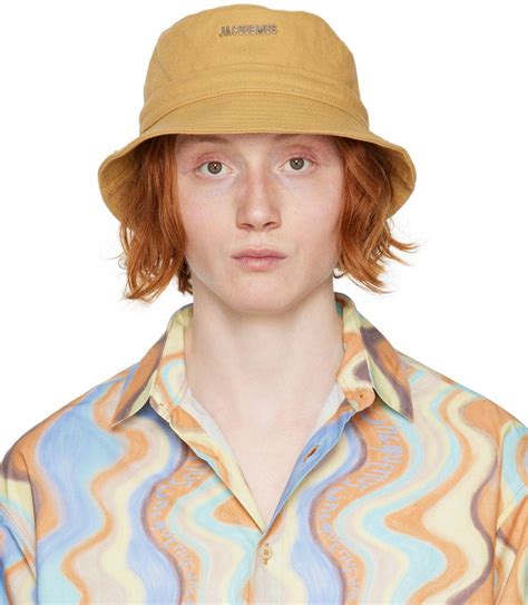 Jacquemus Beige Le Raphia Le Bob Gadjo Bucket Hat In Brown For Men Lyst