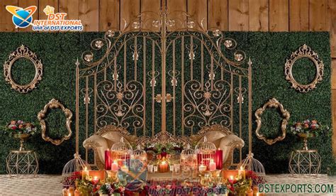 Elegant Designer Metal Gate Frame For Wedding Decor DST International