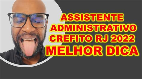 Assistente Administrativo Crefito Rj Melhor Estrat Gia Para