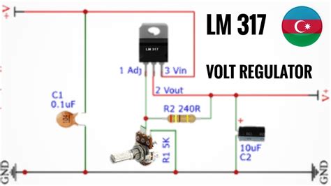 LM 317 İle Güç Kaynağı Yapımı En Basitinden Voltaj Regulatorü YouTube