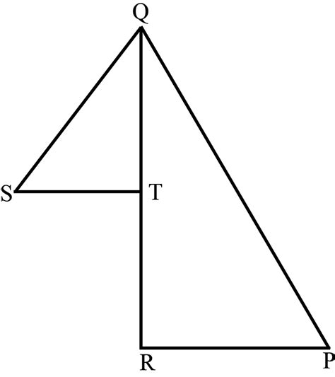 In Fig S And T Are The Points On The Sides PQ And PR Respectively Of