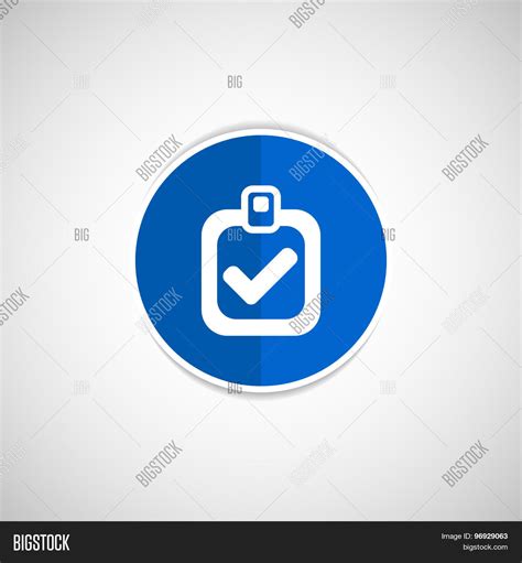 checkmark icon test vector photo  trial bigstock