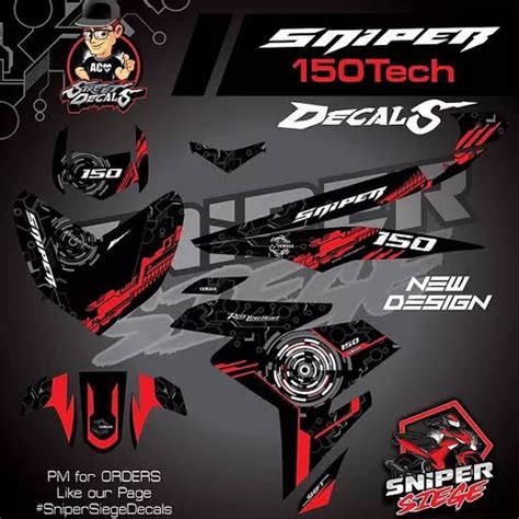 Yamaha Sniper 150 Full Decals Stickers Tagum City Davao Del Norte