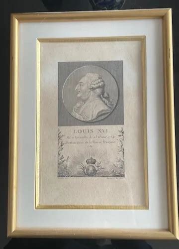 Portrait De Louis Xvi 1789 Jean Baptiste Louis Massard 1772 1810 Eur 230 00 Picclick Fr