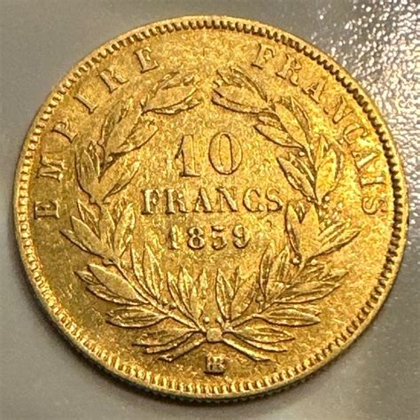 France Napoléon III 1852 1870 10 Francs 1859 BB Strasbourg Catawiki