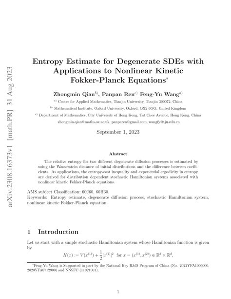 PDF Entropy Estimate For Degenerate SDEs With Applications To