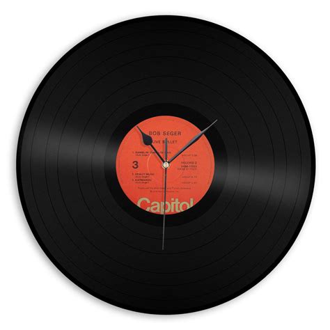 Playable Record Vinyl Wall Clock – VinylShop.US