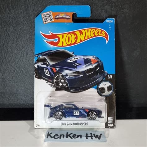 Jual Hot Wheels HW BMW Z4 MOTORSPORT Reguler Biru Tua Shopee Indonesia