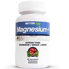 Best pris på Better You Magnesium Plus 90 Kapsler Vitaminer og