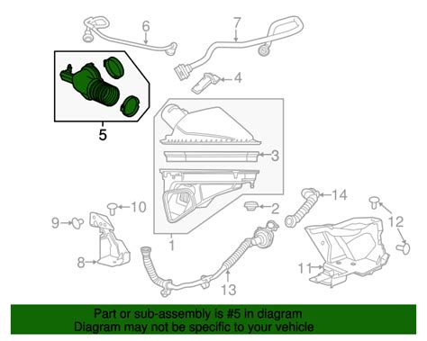 Chevrolet Camaro Air Cleaner Outlet Duct Gm Parts