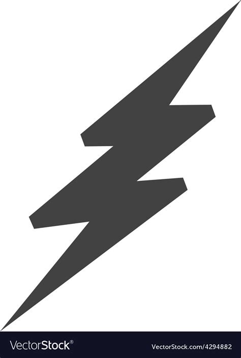 Lightning Bolt Royalty Free Vector Image - VectorStock