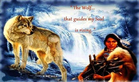 W Amn Native American Wolf American Indian Art Wolf Spirit Animal