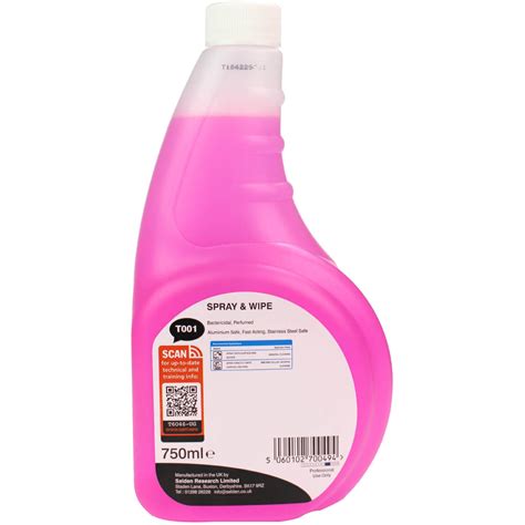 Selden Spray Wipe Bacterial Cleaner 750ml Medisave Uk