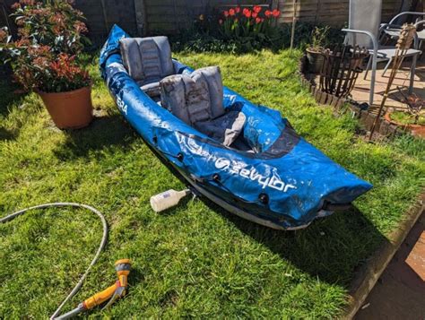 Sevylor Riviera 205514 2 Person Inflatable Kayak Blue For Sale From